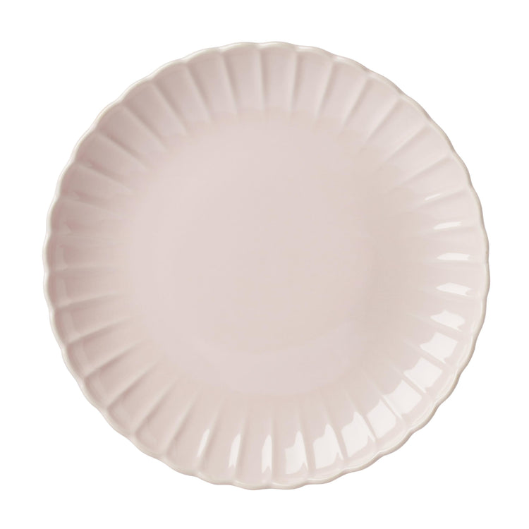French Perle Scallop Blush Stoneware 12 (12 Count)