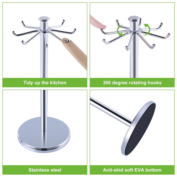 Kitchen Countertop Rotating Utensil Holder