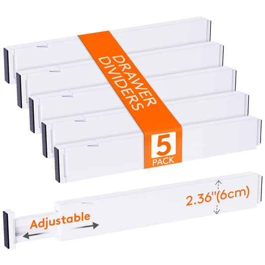 2.36" Upgrade Kitchen Drawer Dividers (5 Count)