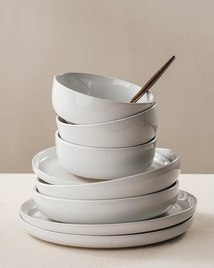 Milkyway 24 Piece Stoneware Dinnerware Set (24 Count)