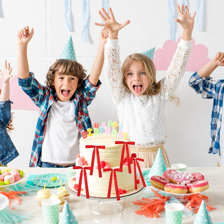 Bow Cake Toppers (10 Count)