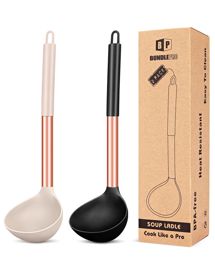 Silicone Ladle Spoons (2 Count)