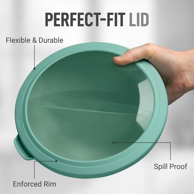 12 Piece Plastic Mixing Bowl Set