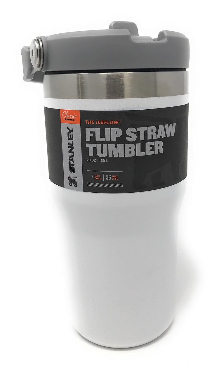 IceFlow Flip Straw Tumbler with Handle 20 oz