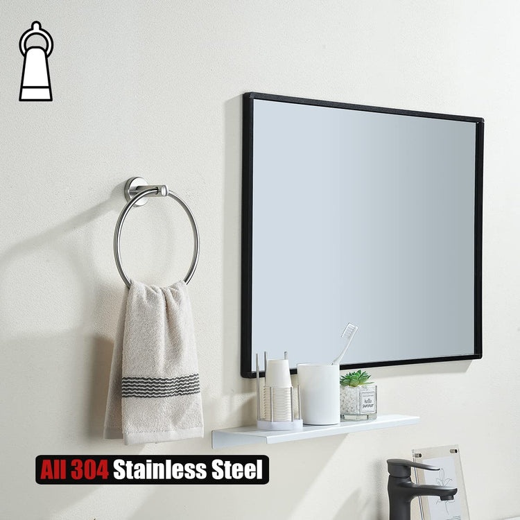 Towel Ring 304 Stainless Steel Hand Towel Holder for Bathroom