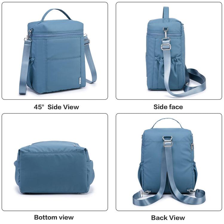 NOL Insulated Lunch Bags for Women Cooler Bag Lightweight Nylon Waterproof Lunch Box for Work