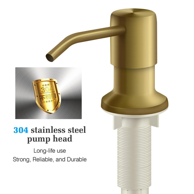 Soap Dispenser for Kitchen Sink and Extension Tube Kit
