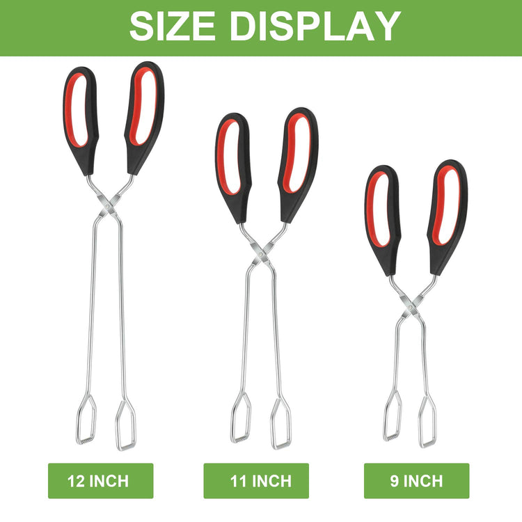 Scissor Tongs 3 Pack