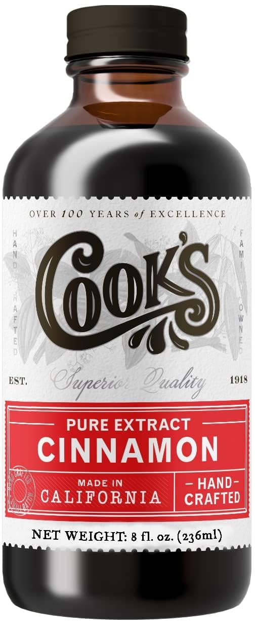 Pure Ceylon Cinnamon Extract for Baking & Cooking (8 Fl Oz)