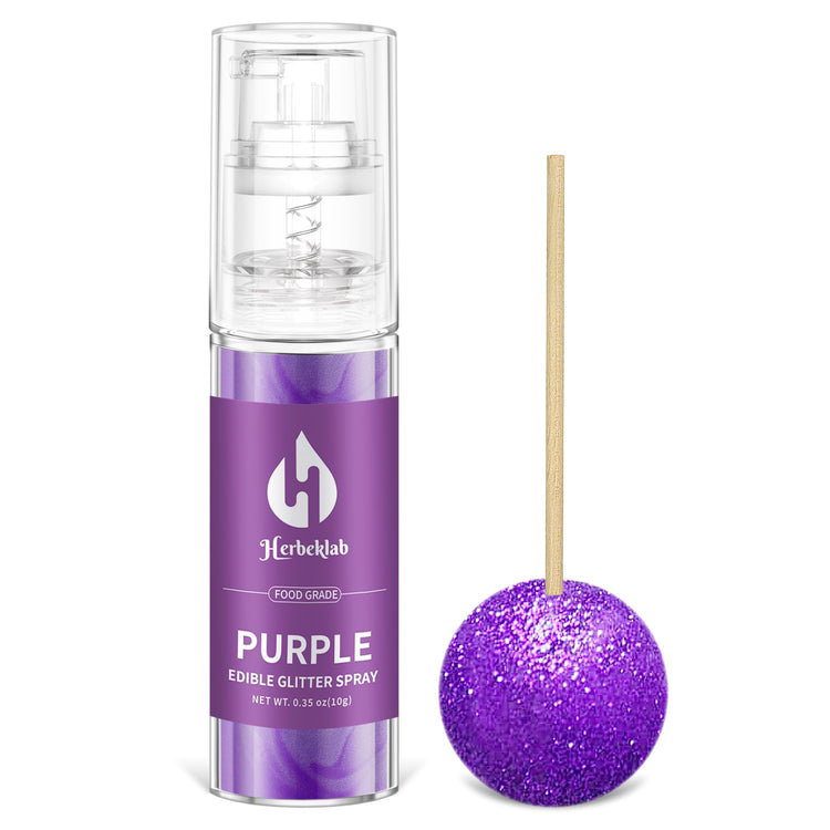 Purple Edible Glitter Spray