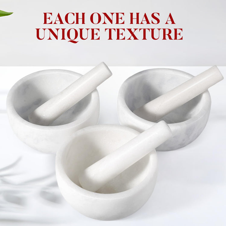 Marble Mortar and Pestle Set