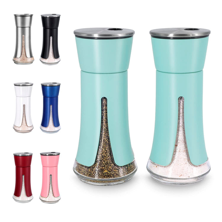 Teal Salt and Pepper Shakers by Aelga