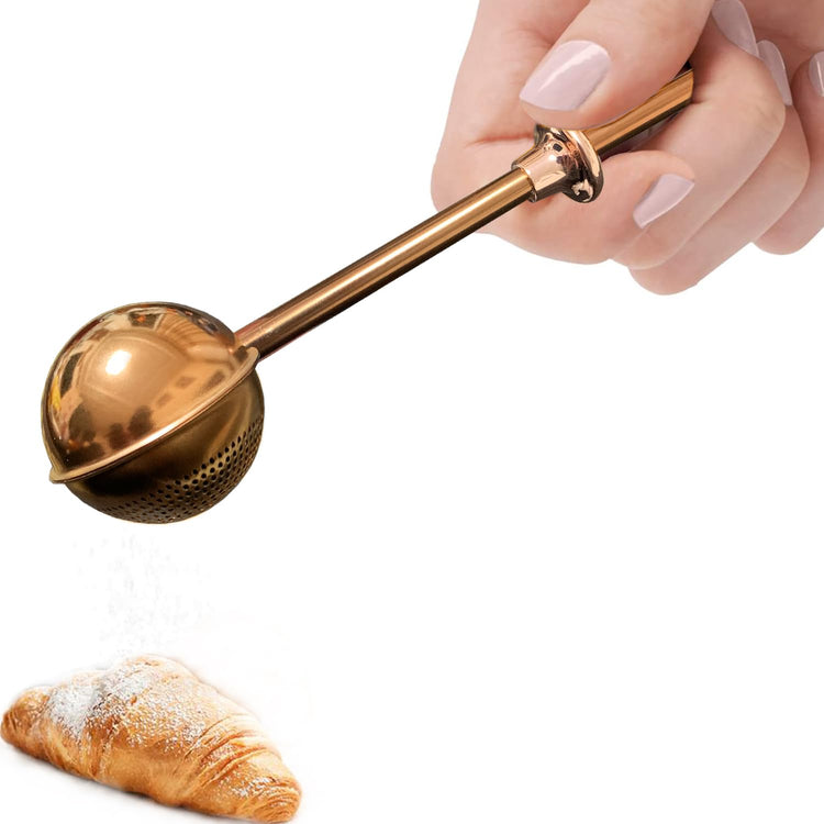 Powdered Sugar Shaker Duster Flour Dispenser Shaker with 18