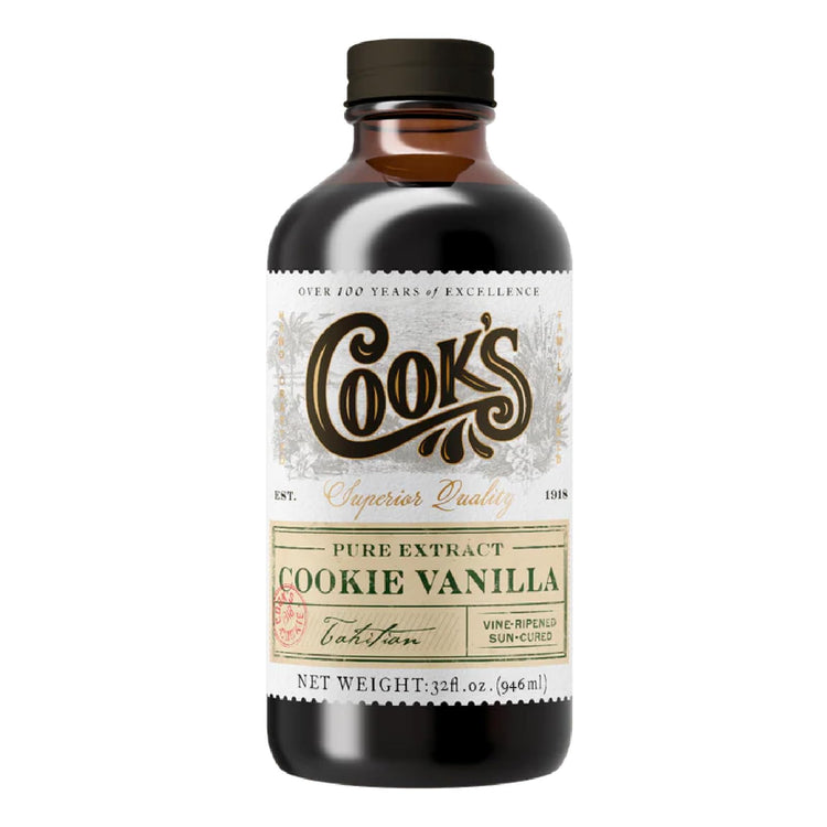 Pure Cookie Vanilla Extract for Cakes & Cookies (32 Fl Oz)