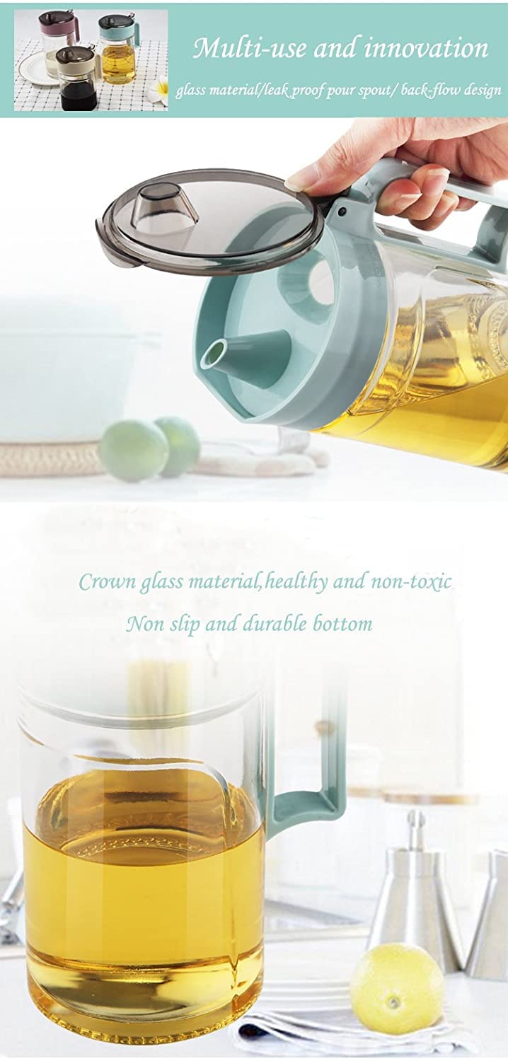 Olive Oil Vinegar Syrups Bottle Dispenser Cruet