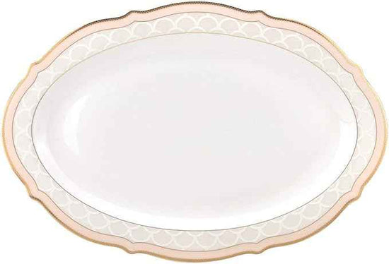 Euro Porcelain 57-pc Banquet Dinnerware Set, Luxury Bone China Tableware, Service for 8 (6664G) 6664-20