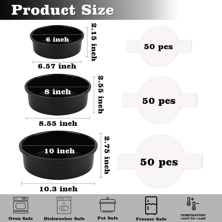 3 Pack Round Cake Pans (3 Count)