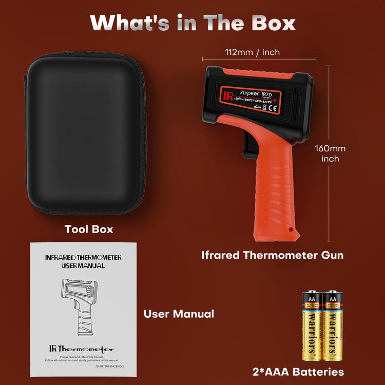 Infrared Thermometer Temperature Gun