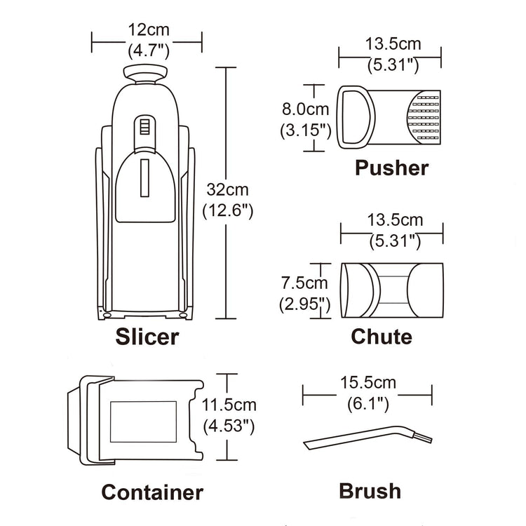 Safe Mandoline Slicer for Kitchen