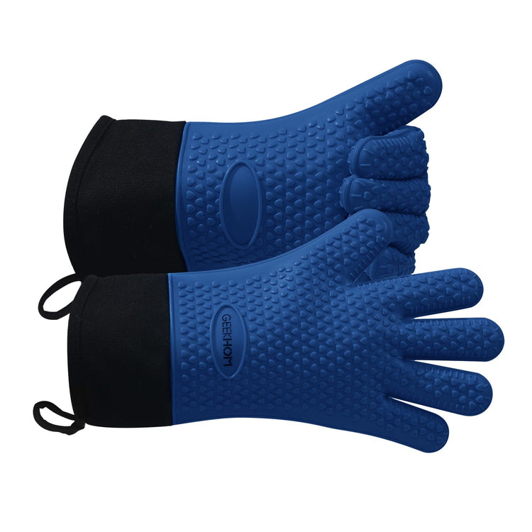 BBQ Gloves Heat Resistant Oven Mitts (2 Count)