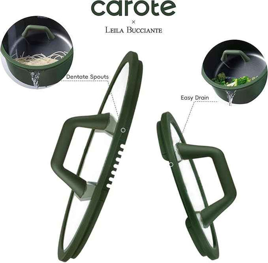 CAROTE 31PCS Pots and Pans Set, Nonstick Cookware Set Kitchen Non Stick Induction Titanium Cookware Non-toxic Granite Cooking set, PFOA Free