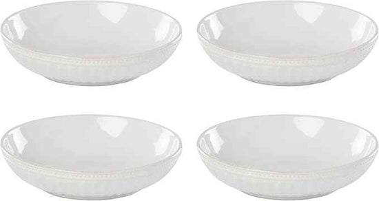 Lenox 895708 French Perle Groove Pasta Bowls, Set Of 4
