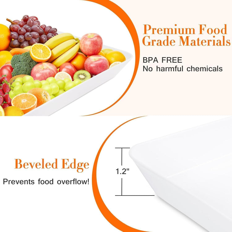 8 pcs Serving Tray for Entertaining (8 Count)