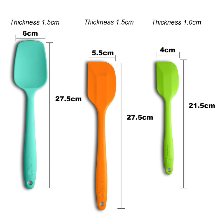 3 Piece Silicone Spatula Set (3 Count)
