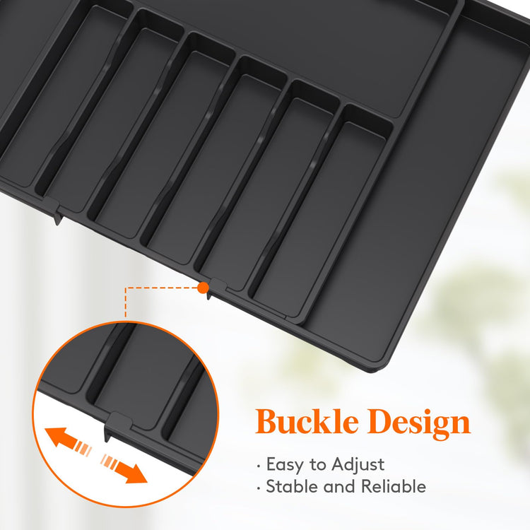 Extra Large Silverware Drawer Organizer