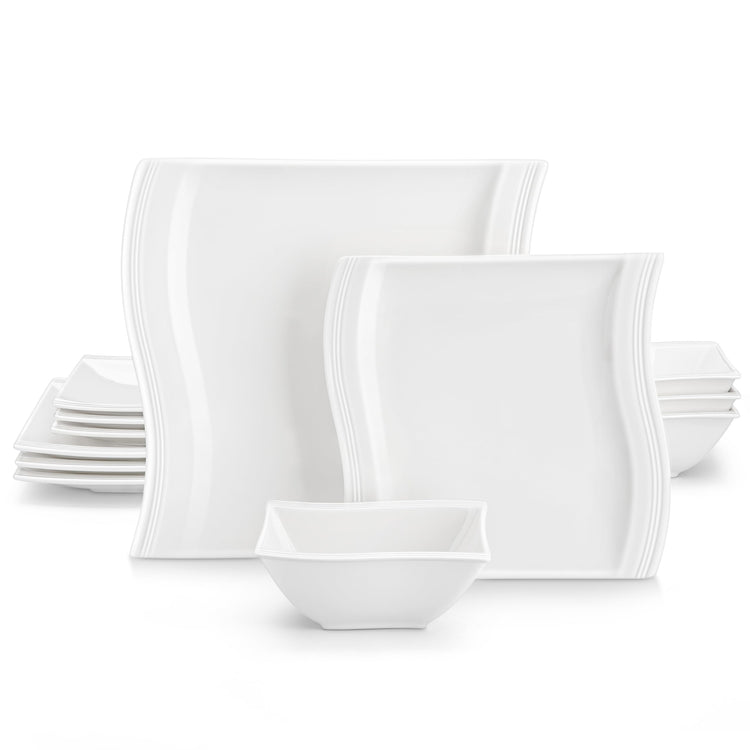 Ivory White Dinnerware Set (12 Count)