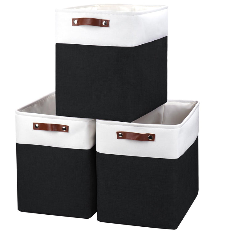 Large Fabric Storage Baskets (3 Count)