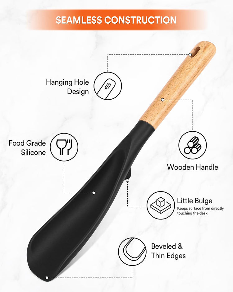 Cooking Spoon and Rice Scooper for Nonstick Cookware