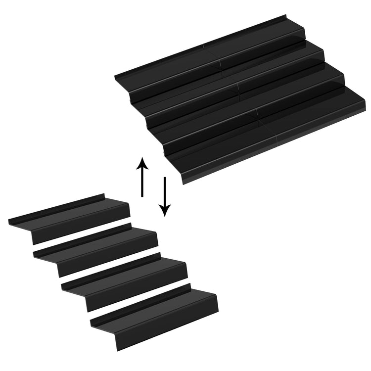 Acrylic Spice Drawer Organizer Rack Adjustable From 12 Inch to 24 Inch Wide