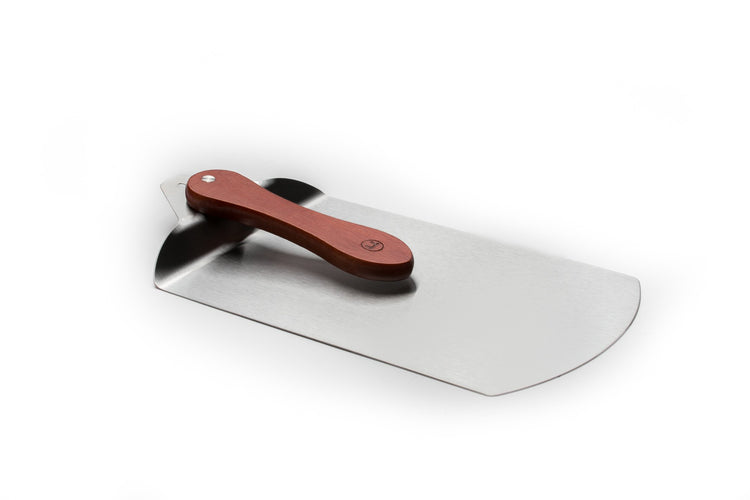Stainless Steel Pizza Peel with Collapsible Rosewood Handle