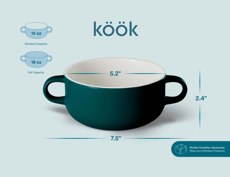 Soup Crocks Ceramic Bowls (4 Count)