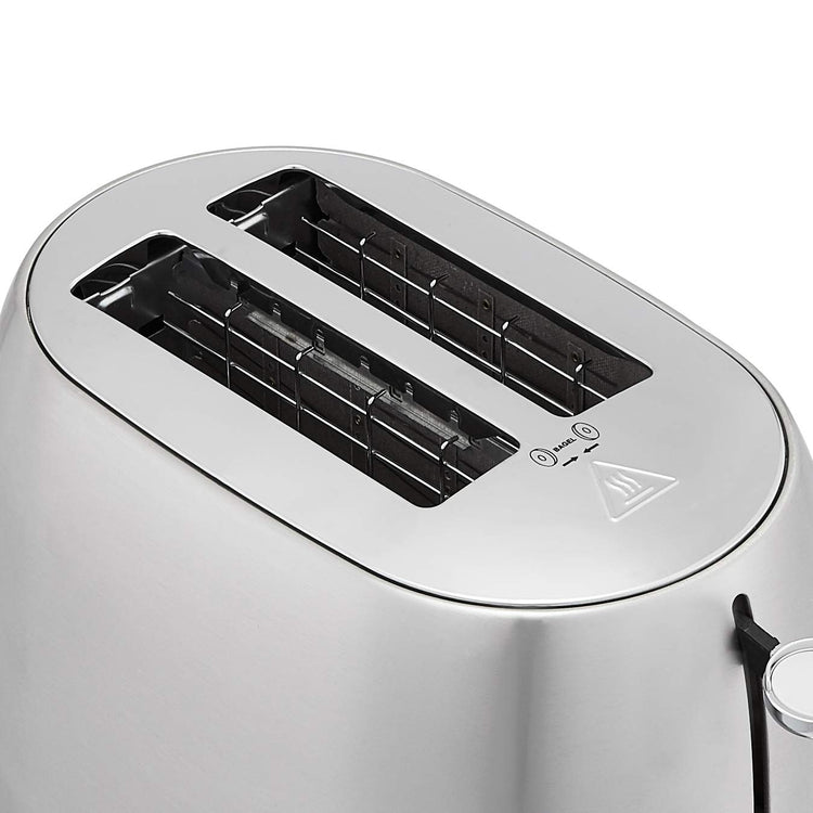 2 Slice Cool Touch Stainless Steel Toaster with 7 Browning Settings