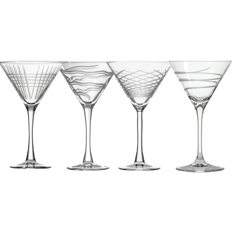 Symmetry Martini Cocktail Glass (4 Count)