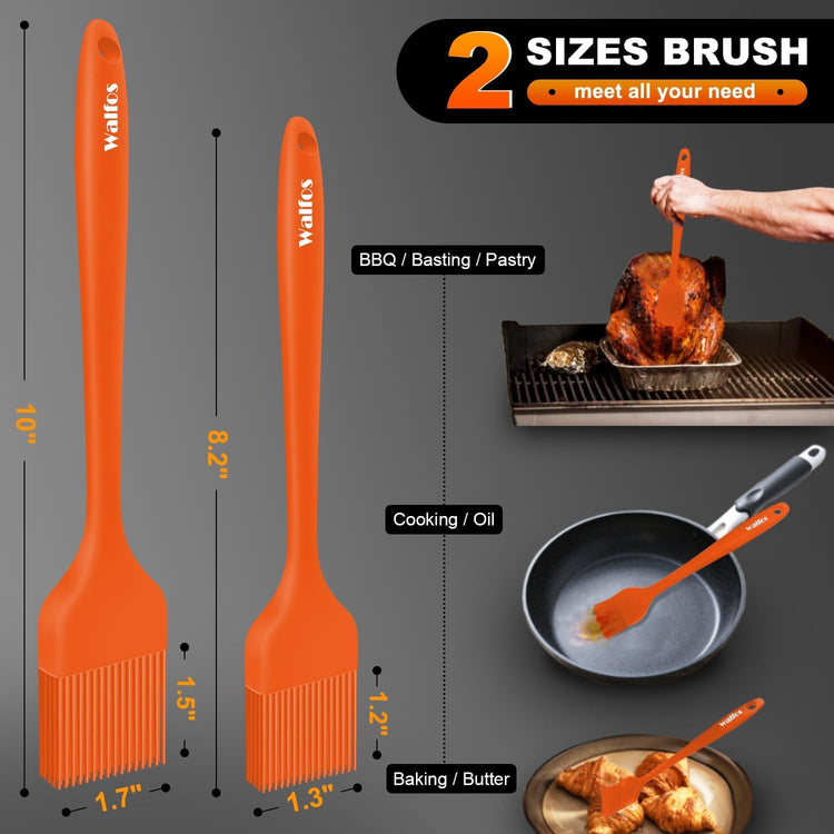 600℉ Heat Resistasnt Pastry Brushes (2 Count)