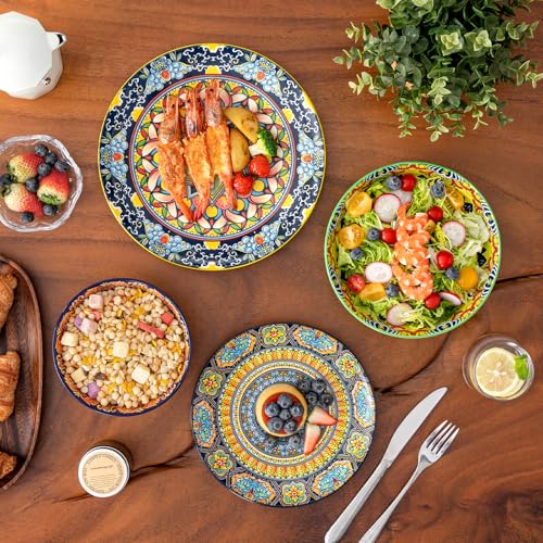 16 Pieces Plates and Bowls Set (Service for 4 (16 PCS))