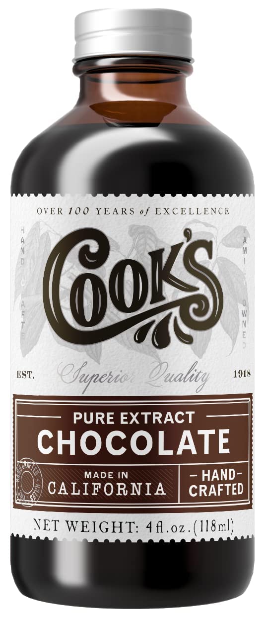 Pure Chocolate Extract for Baking (4 Fl Oz)