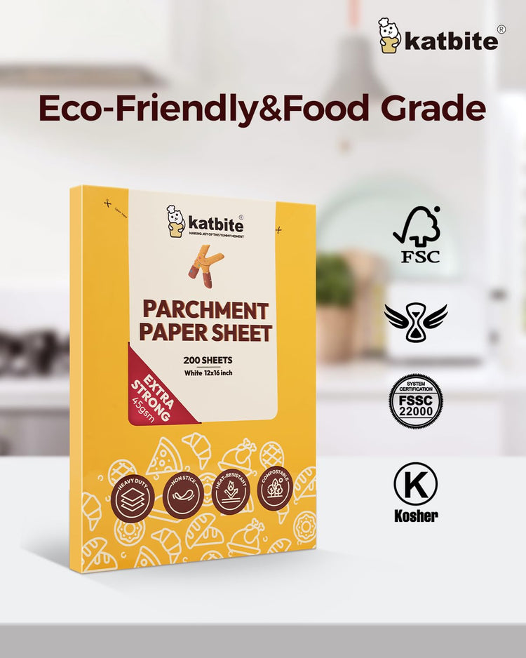 200 Pcs Parchment Paper Baking Sheets (200 Count)