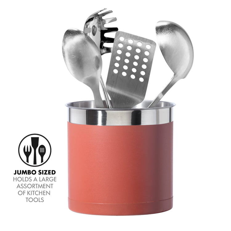 Stainless Steel Jumbo Utensil Holder