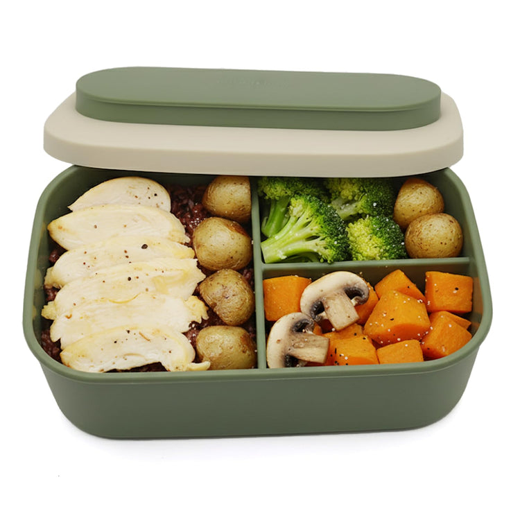 Silicone Bento Box Lunch Box for Adults