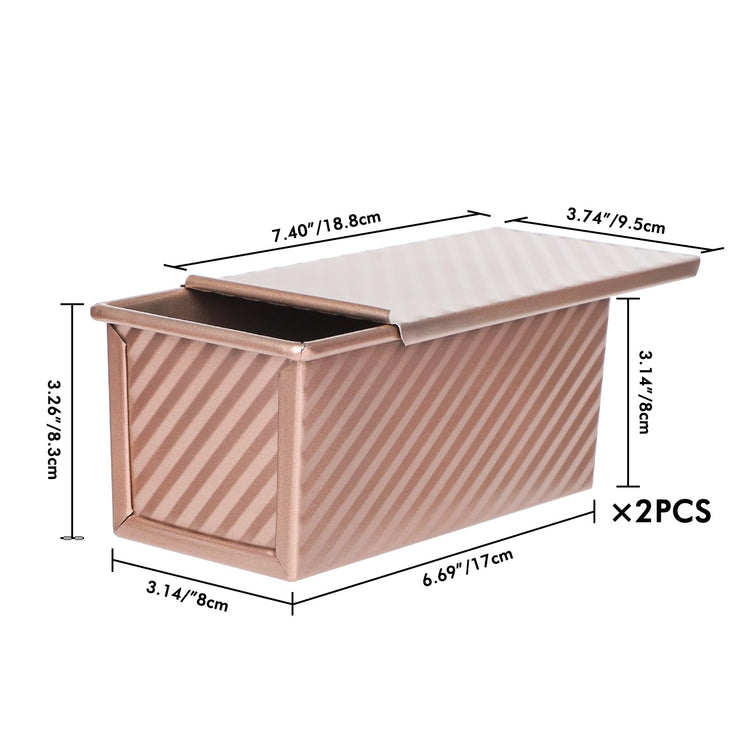 Pullman Loaf Pan With Lid (2 Count)