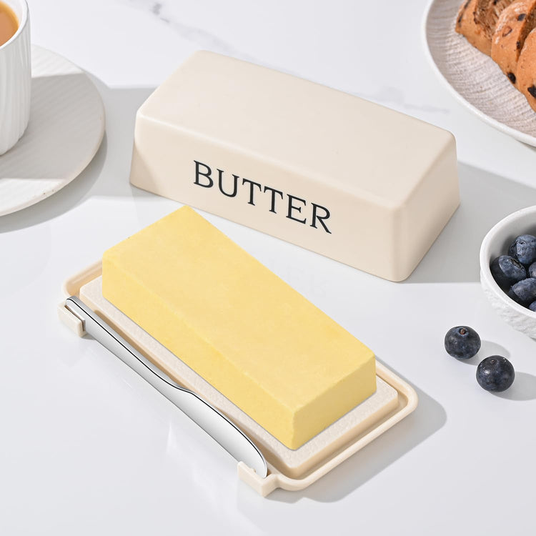 Butter Holder With Lid And Knife