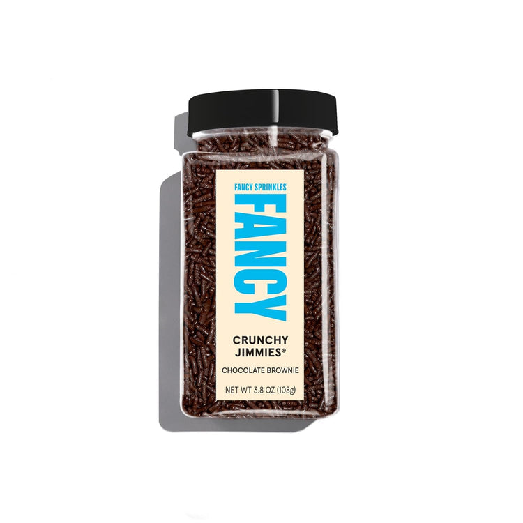 Fancy Sprinkles Chocolate Jimmies Crunchy Sprinkles, Real Sugar, For Ice Cream, Cookies, Cakes, Cupcakes, Dessert Decorating Sprinkles (0.5c)