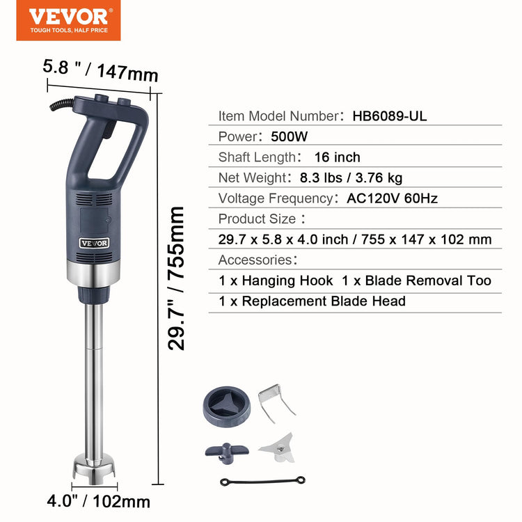Commercial Immersion Blender