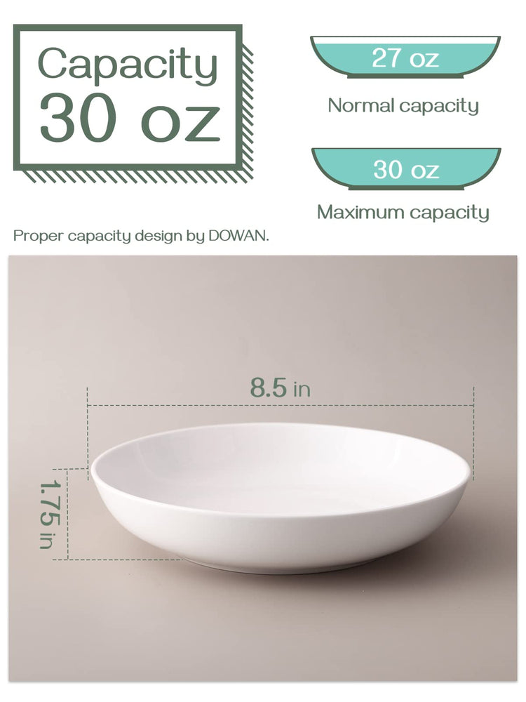 8.5" Pasta Bowls Set of 4 (4 Count)