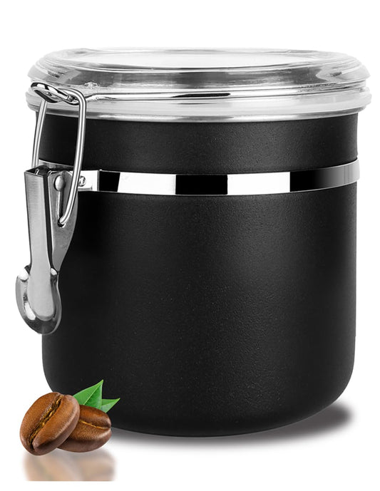 Stainless Steel Food Container with Clear Lids Airtight Storage Container Stackable Small Canisters Kitchen Pantry Storage for Cereal