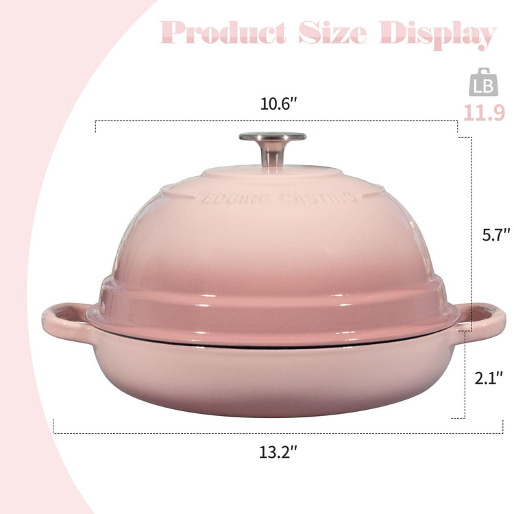 Enameled Cast Iron Dutch Oven Pot with Lid